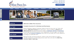 Desktop Screenshot of mikepreis.com
